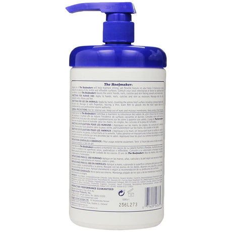 Mane n' Tail Hoofmaker Hand & Nail Lotion with Biotin & Collagen with Pump - 32oz.