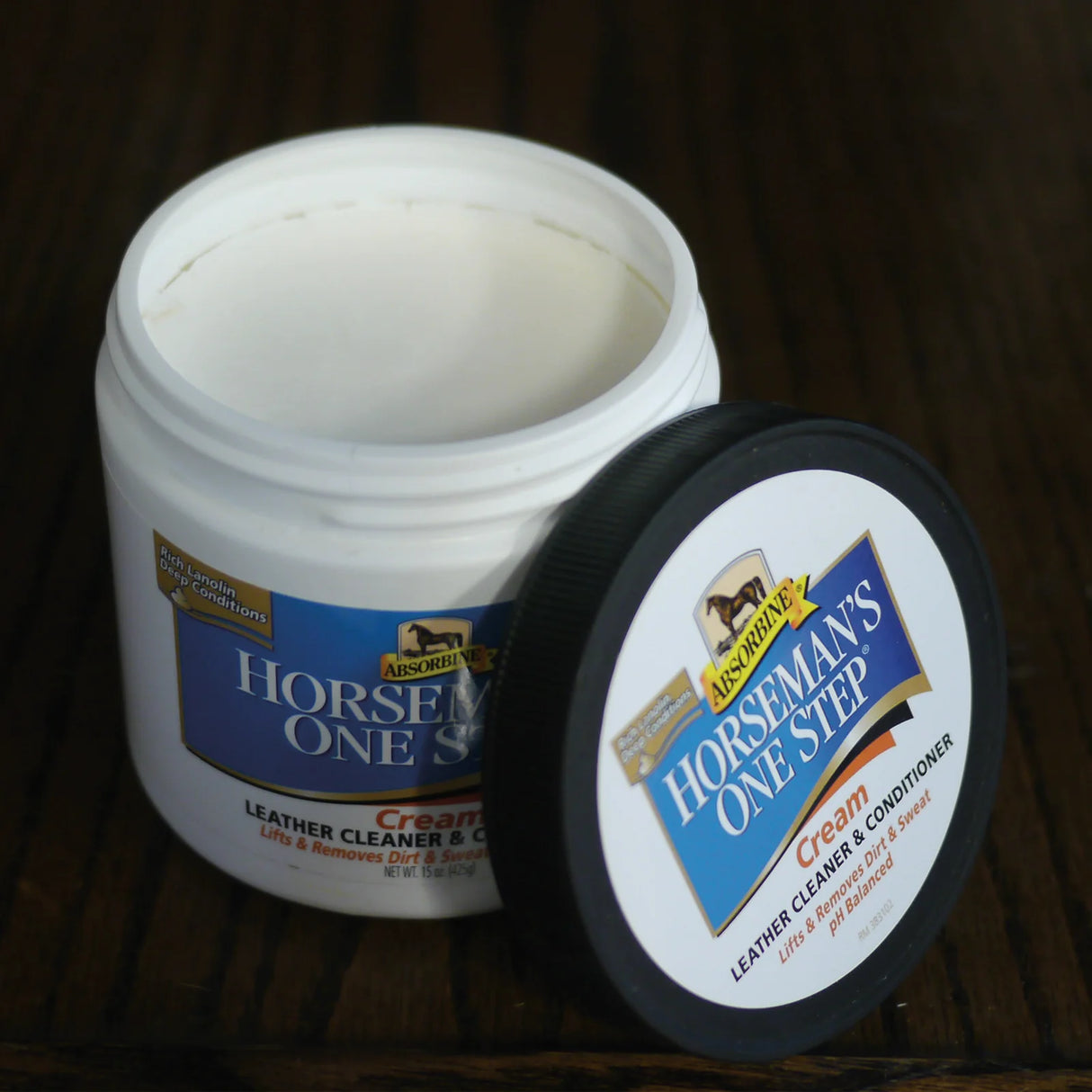 Absorbine Horseman's One Step Cream Leather Cleaner & Conditioner - 15oz.