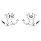 Montana Silversmiths Horseshoe Happiness Post Earrings