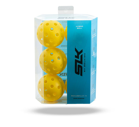 SELKIRK Indoor Outdoor Pickle Balls Yellow 6 Pk