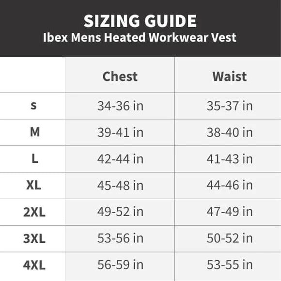 Gobi Heat Men's Ibex Heated Workwear Vest (5-Zone)