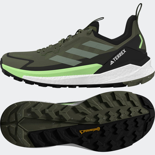 Adidas Men's Terrex Free Hiker 2 Low Shoe Olive Strata/Silver Green/Core Black