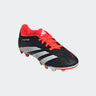 Adidas Kid's Predator Club FxG Soccer Cleat - Core Black/Cloud White/Solar Red Core Black/Cloud White/Solar Red