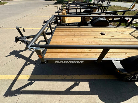Karavan 5.5x11 Pro utility trailer with aluminum rims