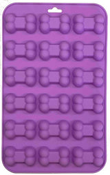 SodaPup Dogtastic Jelly Shots Silicone Mold - Bone Shape Purple