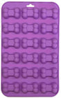 SodaPup Dogtastic Jelly Shots Silicone Mold - Bone Shape Purple