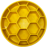 SodaPup Honeycomb Design Slow Feeder Bowl for Dogs - Yellow Yellow