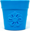 SodaPup PUP-X Rubber Treat Dispenser & Enrichment Toy - Flower Pot - Blue Blue