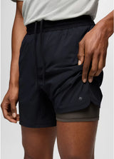 Prana Intrinsic Lined Short - Black