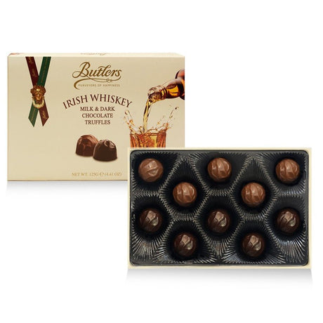 Butler's Irish Whiskey Milk & Dark Chocolate Truffles