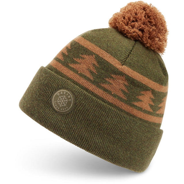 Dakine Jack Pine Merino Pom Beanie Dark olive