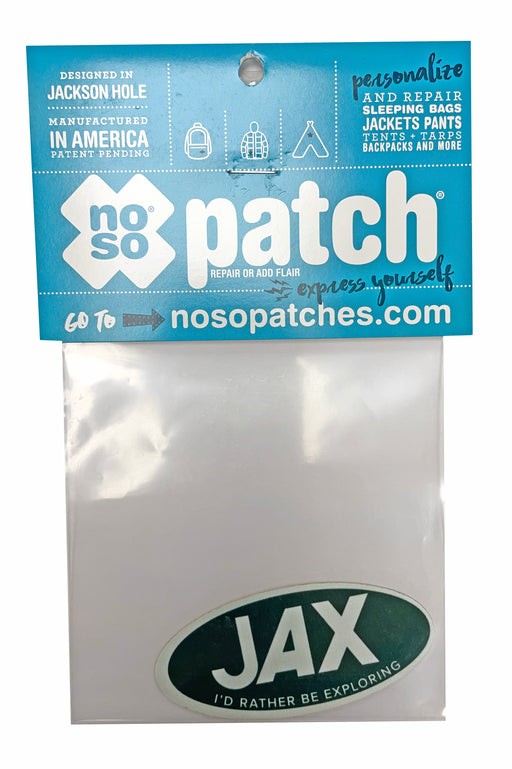 NoSo Patches JAX Logo Clothing & Gear Repair Patch