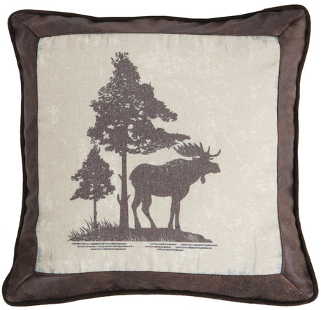 Carstens Inc Vintage Moose Pillow