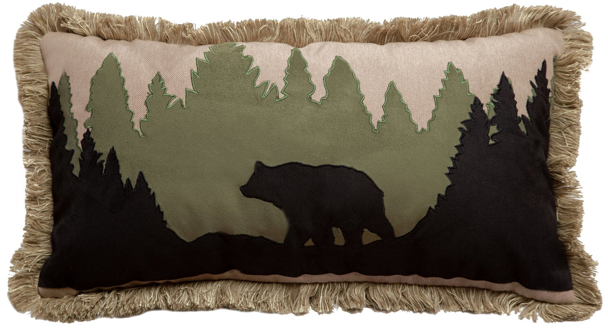 Carstens Inc Bear Scene Pillow