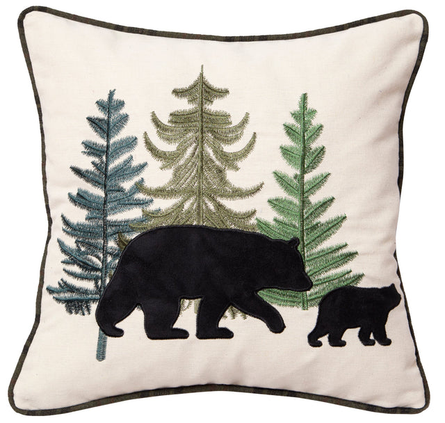 Carstens Inc Bear Family Pillow