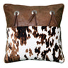 Carstens Inc Pillow Cowprint White brown