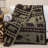 Stretchy Throw Mountain Pine