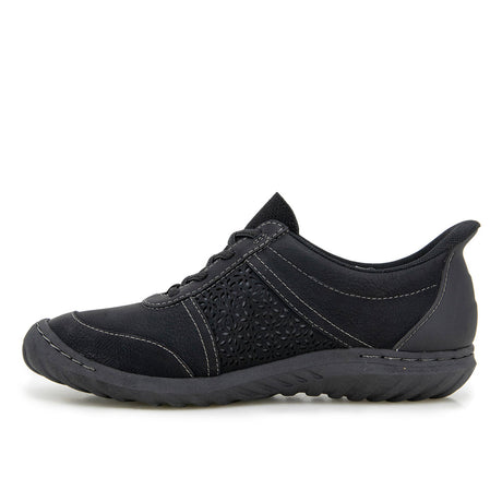 Jambu Women's Veronica Touchless Wide Shoe - Black/Charcoal Black/Charcoal