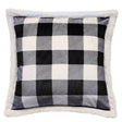 Carstens Inc Lumberjack Black White Pillow Black white