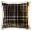 Carstens Inc Gray Plaid Plush Pillow Gray