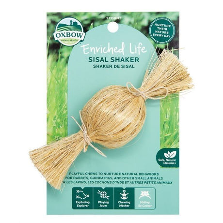 Oxbow Animal Health Enriched Life Sisal Shaker Toy