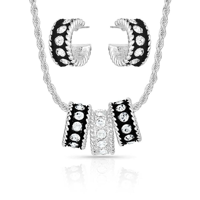 Montana Silversmiths Crystal Shine Jewelry Set