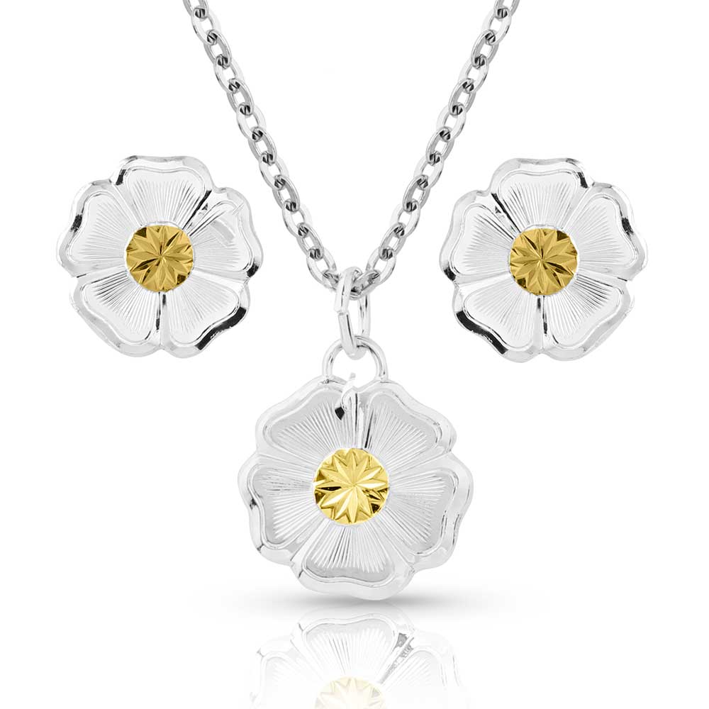 Montana Silversmiths Classic Flowers Jewelry Set