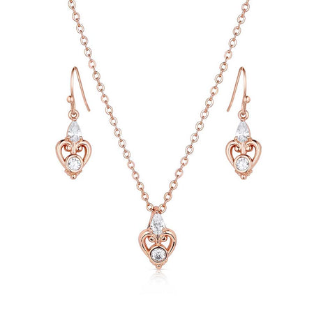 Montana Silversmiths Elegant Embrace Crystal Jewelry Set