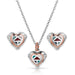 Montana Silversmiths Western Mosaic Heart Jewelry Set