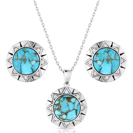 Montana Silversmiths Inner Love Turquoise Jewelry Set