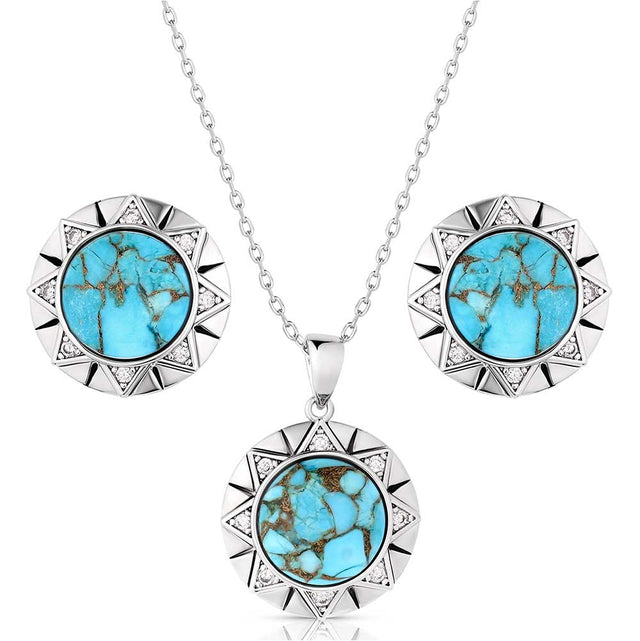 Montana Silversmiths Inner Love Turquoise Jewelry Set