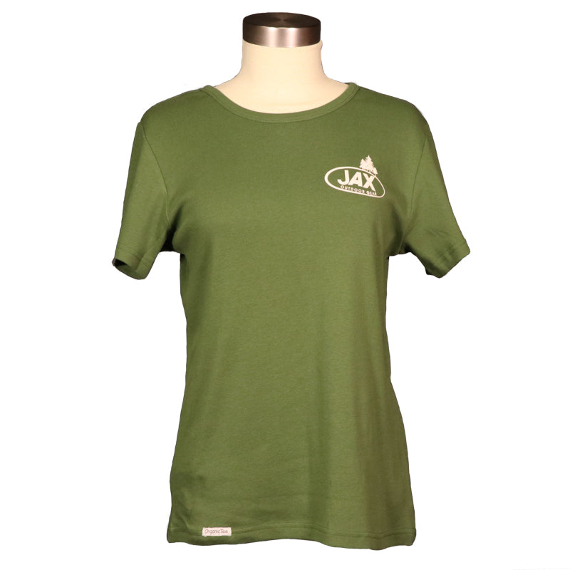 JAX Team Outfitter Women's Quality/Outdoor Gear Trees T-Shirt