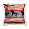 Carstens Inc Stallion Wrangler Pillow Brown white