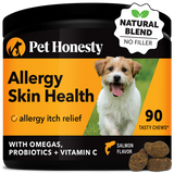 Pet Honesty Allergy Skin Health Supplement Chews - Salmon Salmon