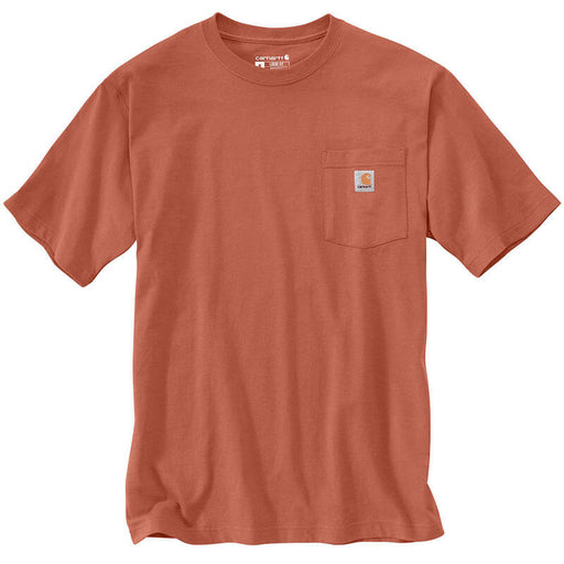 Carhartt Loose Fit Heavyweight Short-Sleeve Pocket T-Shirt - Terracotta