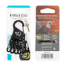 Nite Ize Keyrack Locker S-biner Key Ring - Black Blk