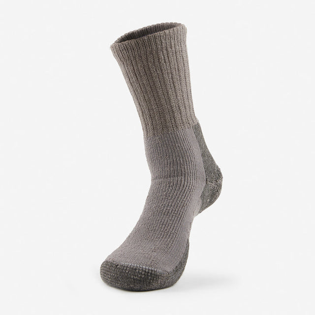 Thorlo Men's Maximum Cushion Crew Hiking Sock Pewter