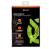 Onix Sports Fuse G2 Outdoor Pickleballs 6-pack Neon