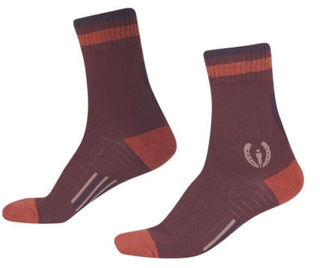 Kerrits Equestrian Apparel Treat Yourself Paddock Socks Raisin Mahogany