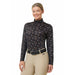 Kerrits Equestrian Apparel Keystone Ice Fil Long Sleeve Zip Shirt - Print Black Mini Run Free Multi