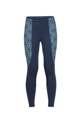 Kerrits Equestrian Apparel Kids Performance Knee Patch Riding Tight Indigo Horsing Around