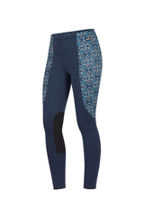 Kerrits Equestrian Apparel Kids Performance Knee Patch Riding Tight Indigo Horsing Around