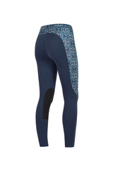 Kerrits Equestrian Apparel Kids Performance Knee Patch Riding Tight Indigo Horsing Around