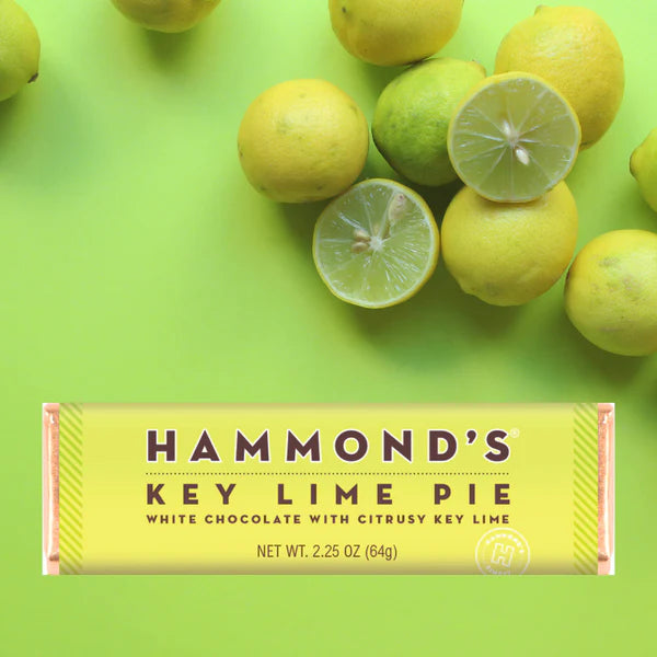 Hammond's Candies Key Lime Pie White Chocolate Bar