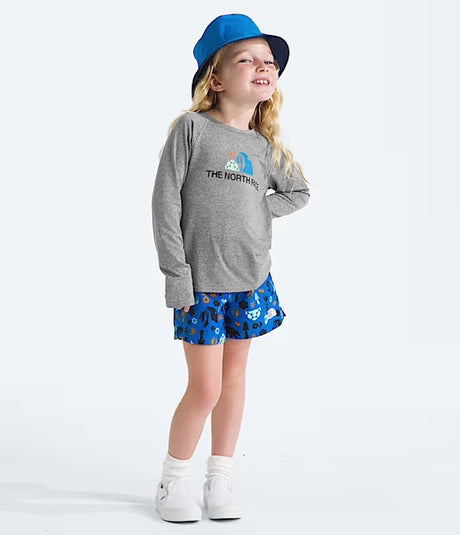 The North Face Kids Class V Pathfinder Set - Medium Grey Heather/ Hero Blue Multi