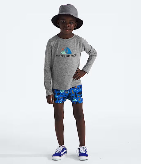 The North Face Kids Class V Pathfinder Set - Medium Grey Heather/ Hero Blue Multi