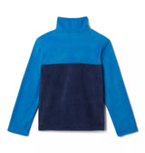 Columbia Kids Steens Mtn II Quarter Snap Fleece Pullover - Collegiate Navy / Bright Indigo