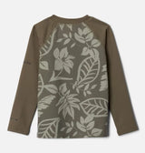 Columbia Kids Toddler Sandy Shores Printed Long Sleeve Sunguard Shirt - Stone Green Pasteled Tonal / Stone Green