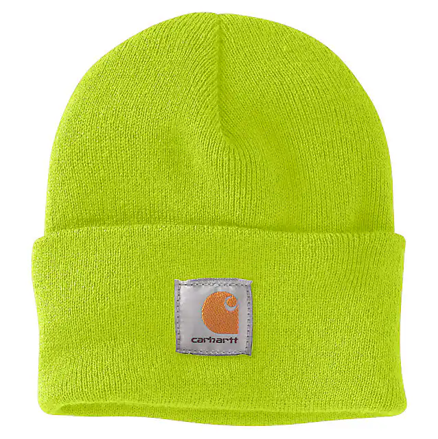 Carhartt Knit Cuffed Beanie - Bright Lime