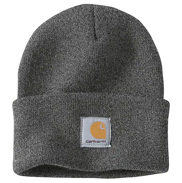 Carhartt Knit Cuffed Beanie - Coal Heather